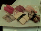 All you can sushi  something that Steph and Colleen could eat everydayd  